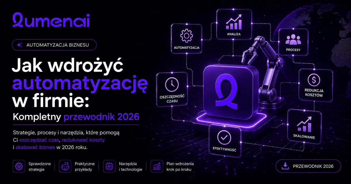 Jak wdrożyć automatyzację w firmie: Kompletny przewodnik 2026
